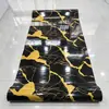 Rolo de Adesivo de Parede de Mármore Imitação Azulejo Autoadesivo Decoração de Parede para Esconder Fundo Feio da Sala de Estar Papel de Parede à Prova d'Água e à Prova de Umidade