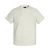 F6628 Color Sólido Neutral Diseño de Puntada Desconstruida Sentido Avanzado Corte para Hombre Edición Box Algodón Espacial Camiseta de Manga Corta