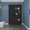 Pegatinas de puerta de fieltro, pegatinas de puerta insonorizadas autoadhesivas, renovación autoadhesiva de puerta de entrada, reacondicionamiento de puerta de madera vieja, cambio de color, reducción de ruido