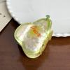 Joyería Duowei Lindo Clip de Agarre Serie Frutas Combinable Nicho Divertido Pasador Medio Cabello Cola de Caballo Clip Accesorios para el Cabello de Niños