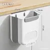 Lixeira de Parede para Cozinha Doméstica Balde de Armazenamento para Porta de Armário Sem Furos Dobrável Grande Capacidade Cesto para Lixo Alimentar Papel