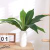 Venta al por mayor de fábrica, planta verde de simulación, decoración de pared, flor de plástico, piel de tigre, orquídea, pequeña planta para el hogar, sala de estar y balcón