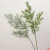 Decoração de Hotel de Plantas Verdes Alecrim Simuladas Textura Aveludada Planta Artificial Estilo Nórdico Decoração de Casa Acessórios para Arranjo de Flores