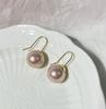 Elegantes pendientes de perlas 2023, nuevos pendientes de diseño de nicho femenino de moda, joyería de lujo ligera y elegante de alta calidad.