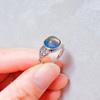 Japón y Corea del Sur nuevo nuevo moda europea y americana creativo viento dulce color sensible a la temperatura anillo de piedra suministro transfronterizo