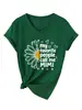 Mis personas favoritas llaman Amazon eBay estación independiente camiseta de mujer de manga corta con cuello en V moderna y elegante
