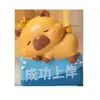 Adorno Pequeño de Resina de Capibara para Alivio del Estrés, Figura Inspiradora para el Trabajo Diario, Decoración de Escritorio de Oficina, Regalo para Hombres y Mujeres