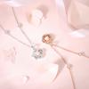 Jinhongyu Camellia colar de pérolas para mulheres 925 prata esterlina Mori nicho estilo coreano all-match flor clavícula cadeia