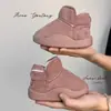 Botas de Nieve para Niños, Botas de Nieve Gruesas Cálidas de Suela Suave para Bebé, Otoño e Invierno, Niños y Niñas, Niños Pequeños, Antideslizantes, Zapatos Grandes de Algodón