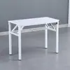 Estante de Almacenamiento de Pared, Mesa Larga Estrecha, Escritorio Pequeño de Oficina, Mesa Plegable Simple para Exteriores, Mesa de Estudio para Estudiantes en Casa, Mesa de Bar