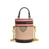 Bolsa de Cubo para Niños Bolso de Hombro Princesa para Niñas Cadena Cruzada Moderna Retro Mini Portátil Cubo para Dinero
