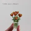 Flores de Vid en Miniatura, Flores Artificiales Hechas a Mano de Vid de Zibo, Decoraciones para Ramo del Día de la Madre, Adornos para Escritorio de Oficina