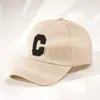 Bonés de Baseball Bordados com Letras Transfronteiriças Europeias e Americanas para Homens e Mulheres, Chapéus de Sol Casuais, Chapéus de Proteção Solar para Esportes ao Ar Livre