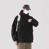 Chaqueta con Capucha para Exteriores para Hombre y Mujer en Primavera y Otoño Holgada Funcional Cortavientos Deportiva Ropa de Trabajo Tops y Chaquetas