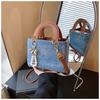 Bolso de Mezclilla Transfronterizo para Mujer Verano 2025 Nueva Moda Nicho Bolso Cruzado Estilo Coreano Gama Alta de Mano Bolso Princesa Diana