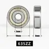 Rodamientos de Bolas de Ranura Profunda Serie 63, Acero para Rodamientos, Estándar Nacional 6301-2RS, Rodamientos para Motores de Alta Velocidad 6300ZZ