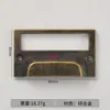 Moldura de Etiqueta Simples Estilo Antigo, Porta-Cartão de Visita, Slot para Cartão de Gaveta em Liga de Zinco, Alça de Moldura para Cartão de Visita, Alça para Porta-Remédios