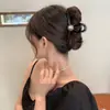 Presilha de Cabelo Laço com Strass de Luxo Leve para Mulheres 2025 Novo Estilo Pente de Cabelo de Alta Qualidade para Penteado no Topo da Cabeça Presilha de Tubarão Acessório de Cabelo