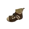 Botines elásticos de diseño exclusivo para mujer, con aumento de altura oculto, punta cuadrada, con cordones, correa de cuero, botines cortos adelgazantes, Nuevos Botines de Otoño/Invierno 2026