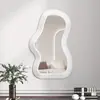 Espejo de Escritorio Irregular con Forma de Nube, Espejo de Maquillaje Irregular Simple para Baño Montado en la Pared, Espejo Decorativo Francés al por Mayor
