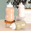 500 copo de suco de plástico para celebridade da internet copo de milk tea copo fofo copo de bebê mamadeira com bico transparente PET de grau alimentício