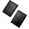 Fabricantes de fuentes, estuche de cuero genuino para permiso de trabajo, estuche de cuero con imán para certificado, estuche protector para tarjeta de trabajo, insignia, licencia de tarjeta de trabajo