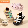 Weijunyi Calzado Infantil Sandalias Infantiles para Niñas 2026 Nuevos Zapatos de Bebé Estilo Verano Zapatos de Malla Transpirables Zapatos Funcionales