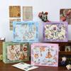 Ins Style High Color Value Vintage Embossed Gift Bag Acompanha Embalagem de Presente Bolsa de Papel High Color Value Embossed
