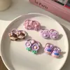 Gomas para el pelo de color café con leche de dibujos animados para niñas, Diademas para bebé, Gomas elásticas, Accesorios para el pelo, Gomas para el pelo de bebé, Seguras y sin marcas