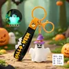 Chaveiro Figurine Caveira Ceifador Sinistro Estilo Sombrio Par de Casal Pingente Decoração de Feriado Pequeno Presente Atacado