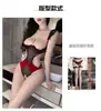 Lingerie Sexy com Costas e Virilha Abertas, Estilo Europeu e Americano, Não Precisa Tirar, Sem Alças, Apaixonante, Sexy, Body Semi-Sustentação, Erótico