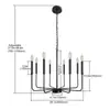 Archivo Geométrico Moderno 6 Sentido Neoclásico del Orden Geométrico Retro Araña Sala de Estar Comedor Vidrio Hierro Arte