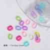 Joias para Unhas Anel de Gel Celeb da Internet Anel de Gel Tridimensional Fivela de Anel Colorida Acessórios para Unhas Pacote Misto de Joias Coloridas para Unhas