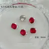 Decoraciones para Uñas con Pedrería Acabado Blanco K9, Pedrería Ovalada sin Base Hielo Azúcar Deslumbrante de Alta Gama, Accesorios de Pedrería para Uñas de Lujo Ligero