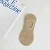 Calcetines invisibles para niños, primavera y verano, calcetines tobilleros finos, calcetines de malla transpirables sin costuras, color liso simple, borde ligero, calcetines para mujer, una generación de pelo