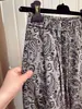 Calça Reta Larga de Cintura Elástica Estilo Coreano com Estampa Paisley para Mulheres Verão 2025 Nova Versátil Solta Casual Tendência