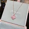 Molino de Viento Giratorio~Collar de Gota de Agua Flor de Circonita de Colores, Cadena de Clavícula Suave y Dulce para Niñas, Accesorio de Cuello de Lujo Ligero para Mujeres