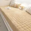 Nuevo Alfombrilla para Ventana de Mirador Otoño e Invierno 2025 Pana Cálida Almacenamiento de Calor Alfombrilla para Repisa de Ventana Estilo Crema Francés Lavable a Máquina Alfombrilla para Balcón