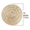 Tapete Aislante de Cocina, Tapete para Olla Tejido de Hierba Acuática Natural, Posavasos Anti-Escaldante para Té, Listo para la Venta, Una Pieza para Dropshipping 1599