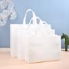 Bolsas No Tejidas al por Mayor de Fabricante en Stock, Bolsas Laminadas con Logo Personalizado, Bolsas Tote de Gran Capacidad para Llevar, Compras y Ropa