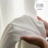 Estilo Escandinavo Ins Simple Moderno Cortinas de Gasa Blanca Sala de Estar Dormitorio Balcón Gasa Terminada Cortinas de Gasa Ventana Saliente de Gasa Blanca