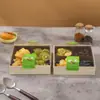 Caixas de Embalagem, Caixas de Embalagem Descartáveis, Caixas de Madeira para Salada de Frutas para Viagem, Marmitas Descartáveis de Grau Alimentício