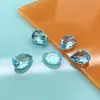 Pedras de Resina Strass Starlight Iridescente Transparente com Base Pontiaguda 10*14 Pedras Strass Gota d'Água Acessórios Criativos Estilo Coreano Materiais Artesanais para DIY
