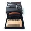 En stock Set de 7 piezas Herramienta para barba Logo imprimible Herramienta para peinar la barba Acero inoxidable Cortadores de barba Cortadores de cejas