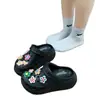Nuevos Accesorios de Resina Versátiles Dopamina Flor Hueca Mariposa Charms Lindos para Zapatos DIY para Zuecos