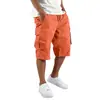 Shorts de Trabajo para Hombre de Comercio Exterior Transfronterizo Primavera 2025, Pantalones Cargo Deportivos Casuales Multibolsillos, Shorts de Secado Rápido para Hombre