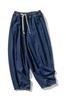 2025 novo masculino plus size japonês retrô solto Harlan calça reta perna larga casual jeans largos atacado