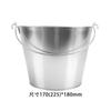 Balde de Folha de Flandres Personalizado Comerciante de Bar K Armazenamento de Cubos de Gelo Gelo Seco Balde de Metal Bolsa Grande Capacidade Armazenamento Universal Balde de Ferro