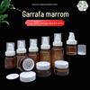 Spot spray através de creme de loção cosmética marrom creme desinfetante para as mãos garrafado plástico Prensa garrafa de óleo essencial