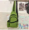 Bolso de pecho multifuncional, mochila unisex, bolso cruzado deportivo casual, bolso para botella de agua de color sólido, bolso de un solo hombro, bolso para estudiante de ciclismo